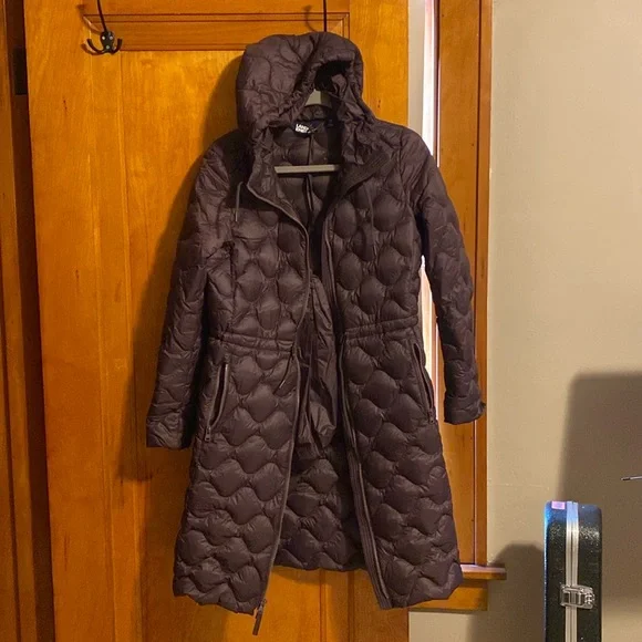 Land’s End Purple Packable puffer long coat - Picture 1 of 2